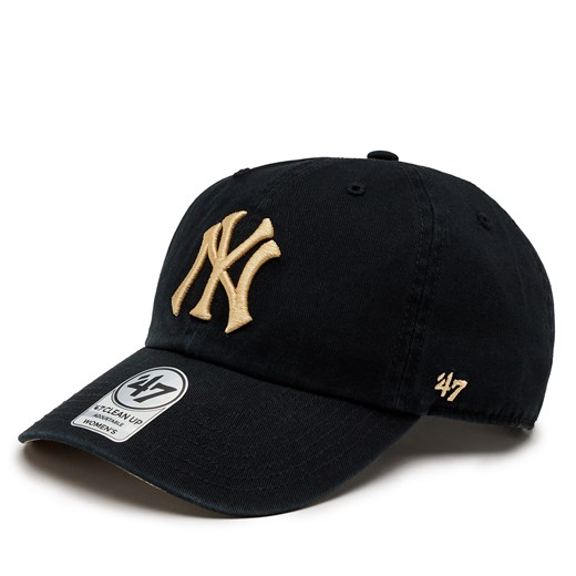 Czapka z daszkiem 47 Brand MLB New York Yankees Bagheera Under 47 B-BGHUV17GWS-BKA Black ze sklepu eobuwie.pl w kategorii Czapki z daszkiem damskie - zdjęcie 167848396