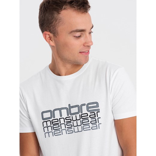 Ombre t-shirt męski młodzieżowy 