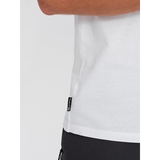 T-shirt męski Ombre z krótkimi rękawami na wiosnę bawełniany młodzieżowy 