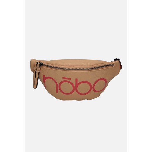 Beżowa Nerka Nobo z czerwonym logo Nobo One size promocja NOBOBAGS.COM