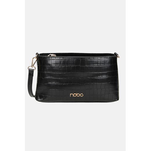 Mała torebka na ramię croco czarna Nobo One size promocja NOBOBAGS.COM