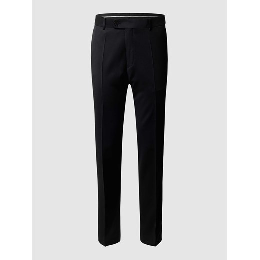 Spodnie do garnituru o kroju straight fit z żywej wełny model ‘STEVE’ ze sklepu Peek&Cloppenburg  w kategorii Spodnie męskie - zdjęcie 167849756