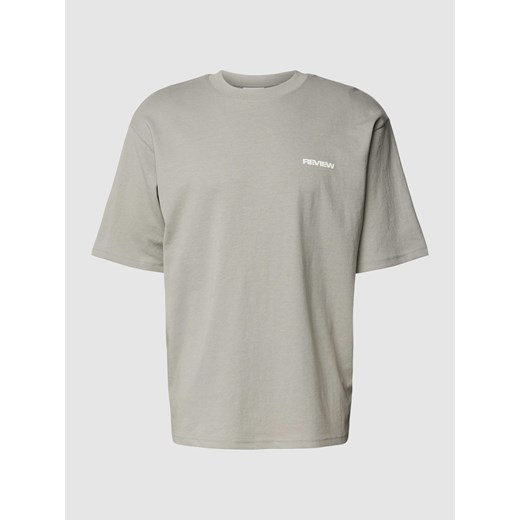T-shirt z detalem z logo ze sklepu Peek&Cloppenburg  w kategorii T-shirty męskie - zdjęcie 167849757
