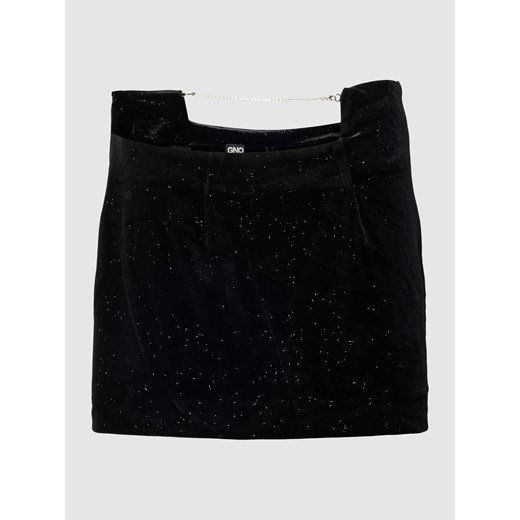 Spódnica mini z aksamitu z łańcuszkiem — REVIEW X GNO ze sklepu Peek&Cloppenburg  w kategorii Spódnice - zdjęcie 167850658