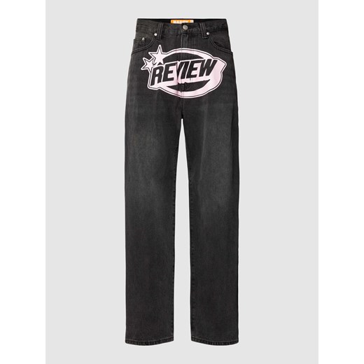 Jeansy o kroju baggy fit z nadrukiem z logo ze sklepu Peek&Cloppenburg  w kategorii Jeansy męskie - zdjęcie 167851165