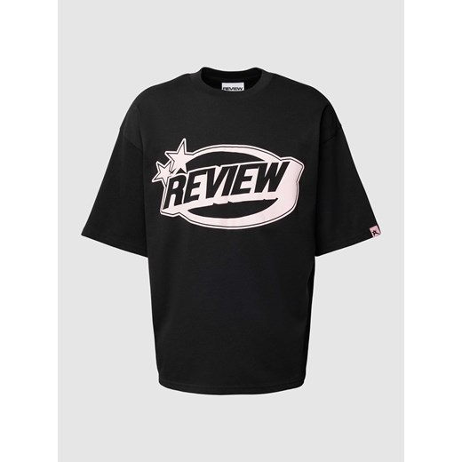 T-shirt o kroju oversized z nadrukiem z logo ze sklepu Peek&Cloppenburg  w kategorii T-shirty męskie - zdjęcie 167851776