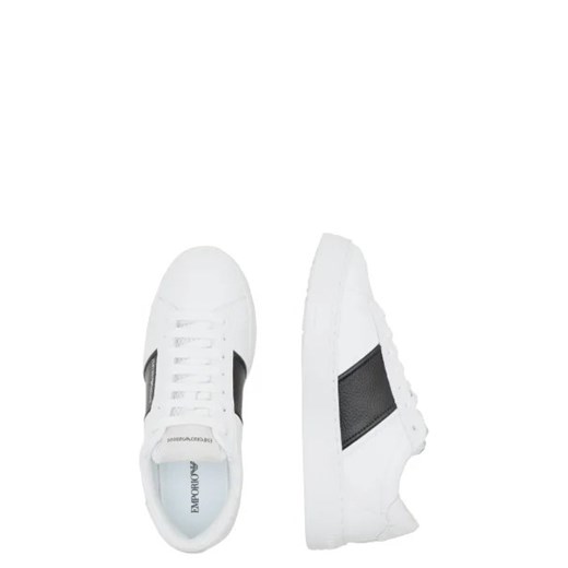 Emporio Armani Trampki | z dodatkiem skóry Emporio Armani 40 okazja Gomez Fashion Store