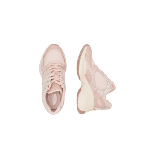 Buty sportowe damskie Michael Kors sneakersy różowe na platformie 