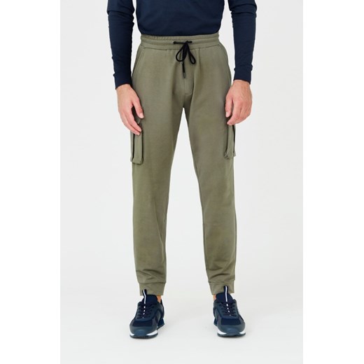 AERONAUTICA MILITARE Zielone spodnie dresowe, Wybierz rozmiar M ze sklepu outfit.pl w kategorii Spodnie męskie - zdjęcie 167855989