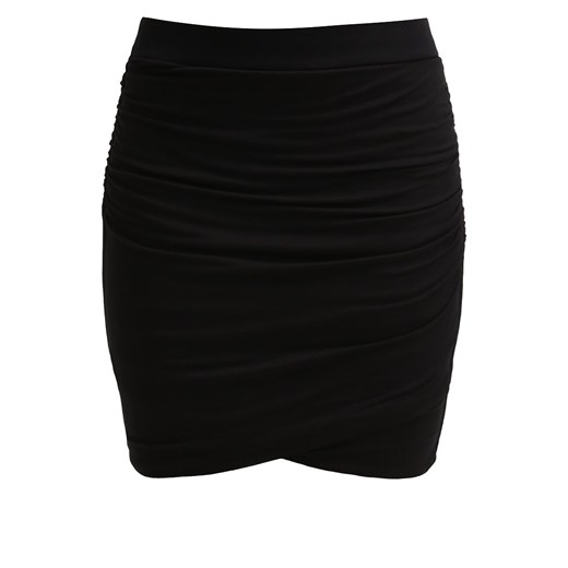Selected Femme SFMICOL Spódnica mini black zalando czarny abstrakcyjne wzory