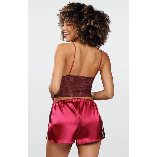 Patty komplet, Kolor bordowy, Rozmiar XS, DKaren ze sklepu Intymna w kategorii Piżamy damskie - zdjęcie 167858848