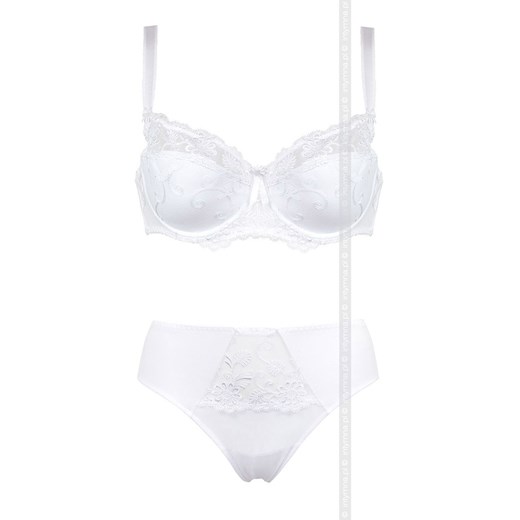 Biustonosz półusztywniany semi-soft B-211 Pamela, Kolor biały, Rozmiar 70D, Wies-MANN ze sklepu Intymna w kategorii Biustonosze - zdjęcie 167861159