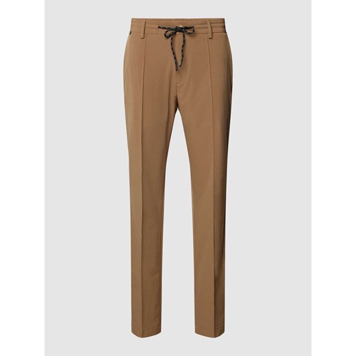 Spodnie materiałowe z przeszytymi kantami model ‘Genius’ ze sklepu Peek&Cloppenburg  w kategorii Spodnie męskie - zdjęcie 167861285