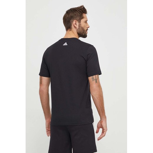 adidas t-shirt bawełniany TIRO męski kolor czarny z nadrukiem XL ANSWEAR.com