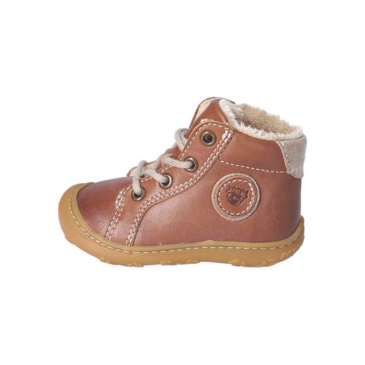 PEPINO Skórzane botki zimowe &quot;Georgie&quot; w kolorze jasnobrązowym ze sklepu Limango Polska w kategorii Buty zimowe dziecięce - zdjęcie 167864515