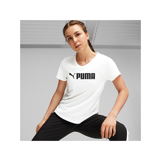 Puma Koszulka &quot;Fit&quot; w kolorze białym Puma XL wyprzedaż Limango Polska