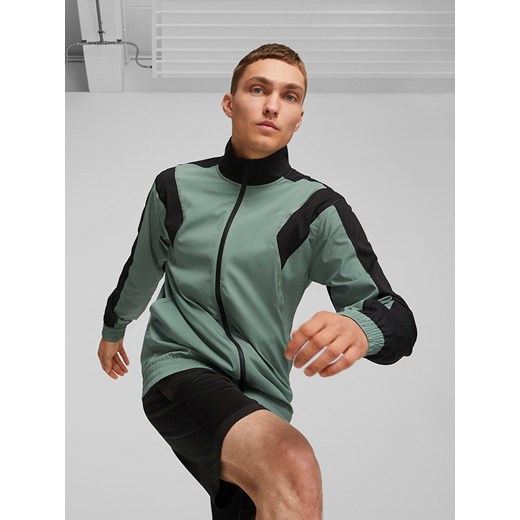Puma Kurtka sportowa "Fit" w kolorze zielonym Puma XL okazyjna cena Limango Polska