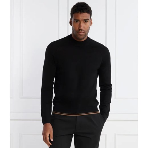 BOSS BLACK Wełniany sweter Perfino | Regular Fit ze sklepu Gomez Fashion Store w kategorii Swetry męskie - zdjęcie 167867668