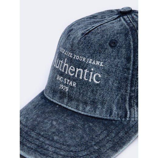 Czapka unisex z daszkiem jeansowa z linii Authentic Bejon 401 L Big Star