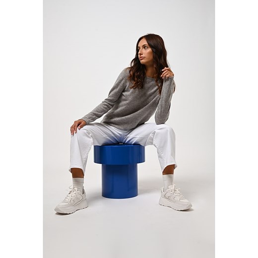 AUTHENTIC CASHMERE Kaszmirowy sweter &quot;Criou&quot; w kolorze szarym S wyprzedaż Limango Polska