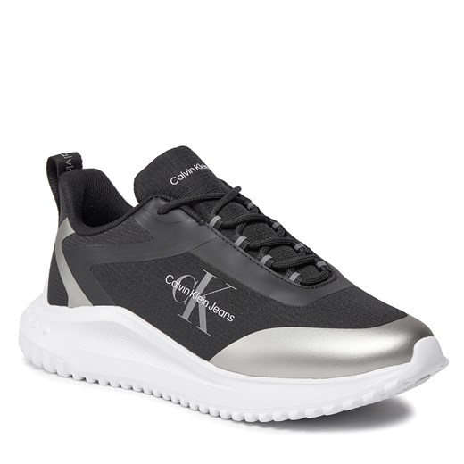Sneakersy Calvin Klein Jeans YW0YW01442 Triple Black 0GN 41 eobuwie.pl