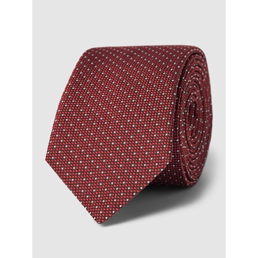 Krawat jedwabny ze wzorem na całej powierzchni ze sklepu Peek&Cloppenburg  w kategorii Krawaty - zdjęcie 167871589