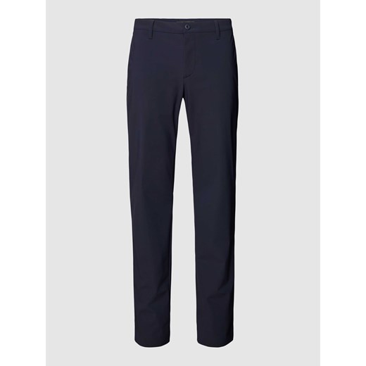 Spodnie o kroju slim fit z wpuszczanymi kieszeniami ze sklepu Peek&Cloppenburg  w kategorii Spodnie męskie - zdjęcie 167872198