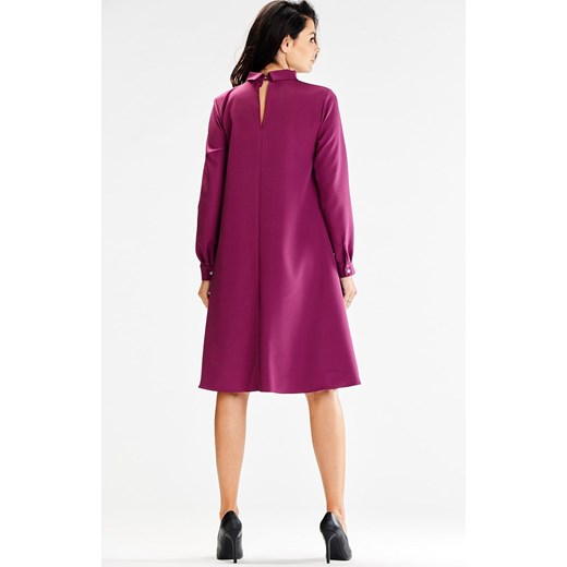 Sukienka AWAMA trapezowa elegancka midi