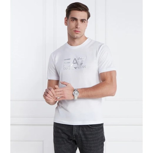 T-shirt męski Emporio Armani z krótkimi rękawami młodzieżowy 