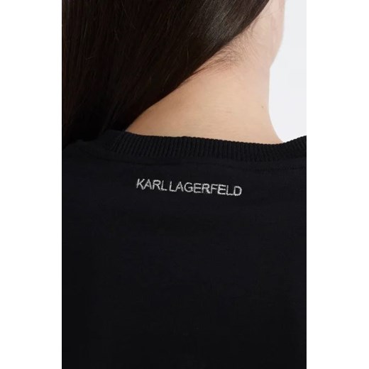 Sukienka Karl Lagerfeld z długimi rękawami mini 