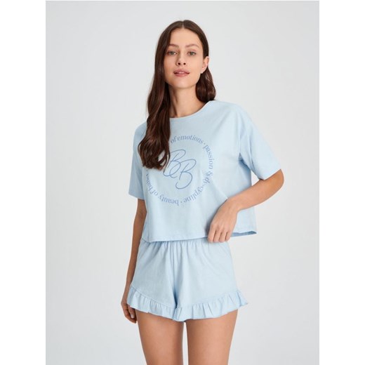 Sinsay - Piżama - błękitny ze sklepu Sinsay w kategorii Piżamy damskie - zdjęcie 167875896