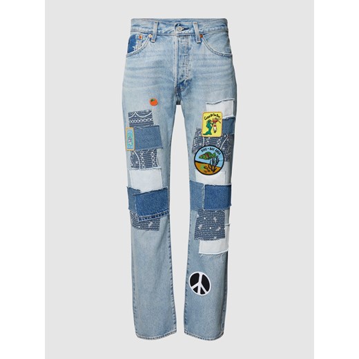 Jeansy z naszywkami model ‘SURF’ ze sklepu Peek&Cloppenburg  w kategorii Jeansy męskie - zdjęcie 167876145