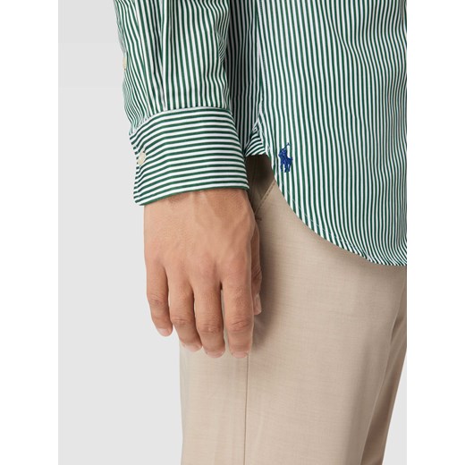 Koszula casualowa o kroju custom fit ze wzorem w paski Polo Ralph Lauren XL promocyjna cena Peek&Cloppenburg 