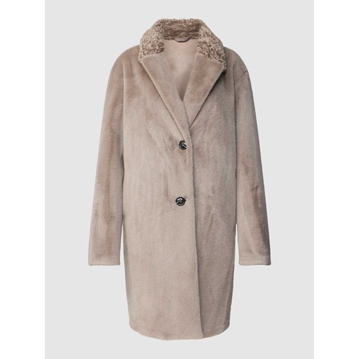 Płaszcz ze sztucznego futra ze sklepu Peek&Cloppenburg  w kategorii Płaszcze damskie - zdjęcie 167876849