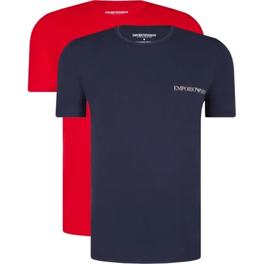 Emporio Armani T-shirt 2-pack | Regular Fit | stretch ze sklepu Gomez Fashion Store w kategorii T-shirty męskie - zdjęcie 167878457