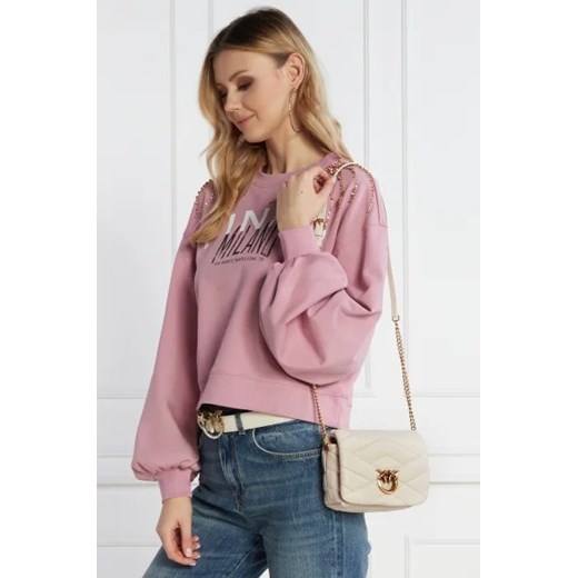Pinko Skórzana listonoszka LOVE CLICK PUFF BABY SHEEP Pinko OS Gomez Fashion Store