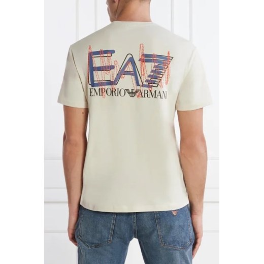 T-shirt męski Emporio Armani z krótkim rękawem bawełniany na wiosnę 