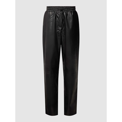Spodnie materiałowe z imitacji skóry model ‘SELMA’ ze sklepu Peek&Cloppenburg  w kategorii Spodnie damskie - zdjęcie 167878749