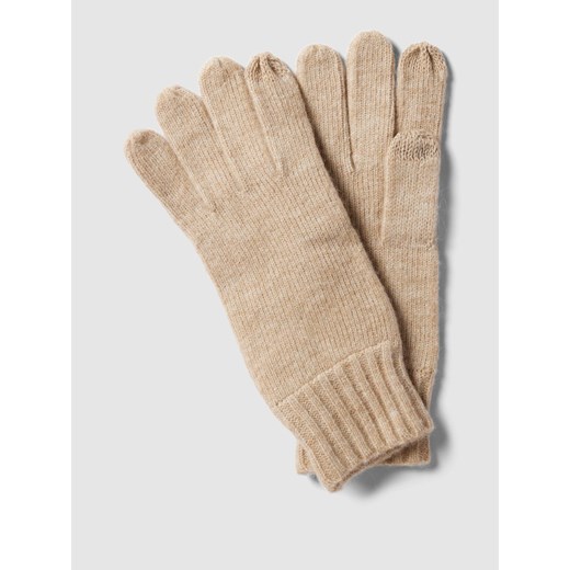 Rękawiczki z detalem z logo Esprit One Size Peek&Cloppenburg  okazja