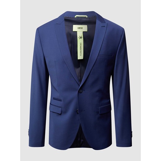 Marynarka zapinana na 2 guziki o kroju slim fit z dodatkiem streczu model ‘CiCastello’ ‘CIPOWERSTRETCH’ ze sklepu Peek&Cloppenburg  w kategorii Marynarki męskie - zdjęcie 167881916