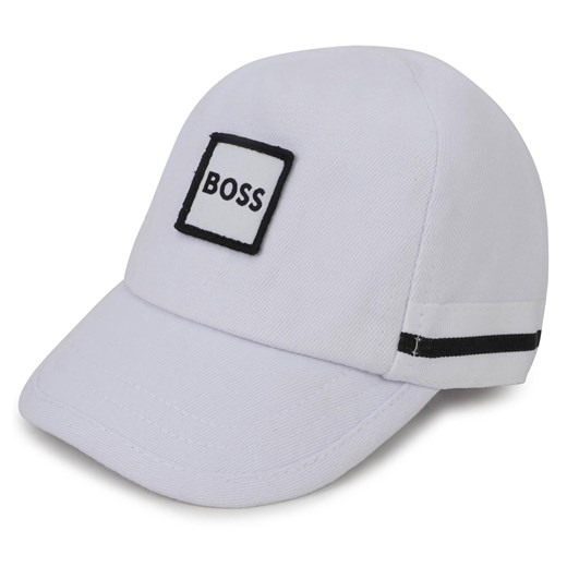 Czapka z daszkiem Boss J91138 White 10P 44 okazyjna cena eobuwie.pl