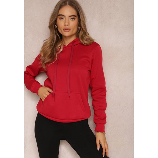 Czerwona Bluza z Kapturem Corbetes ze sklepu Renee odzież w kategorii Bluzy damskie - zdjęcie 167884897