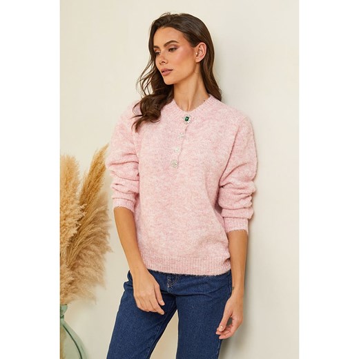 Soft Cashmere Sweter w kolorze jasnoróżowym ze sklepu Limango Polska w kategorii Swetry damskie - zdjęcie 167890985