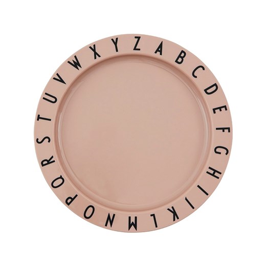 Design Letters Talerz &quot;Eat &amp; Learn&quot; w kolorze jasnoróżowym - Ø 20 cm ze sklepu Limango Polska w kategorii Talerze - zdjęcie 167891108