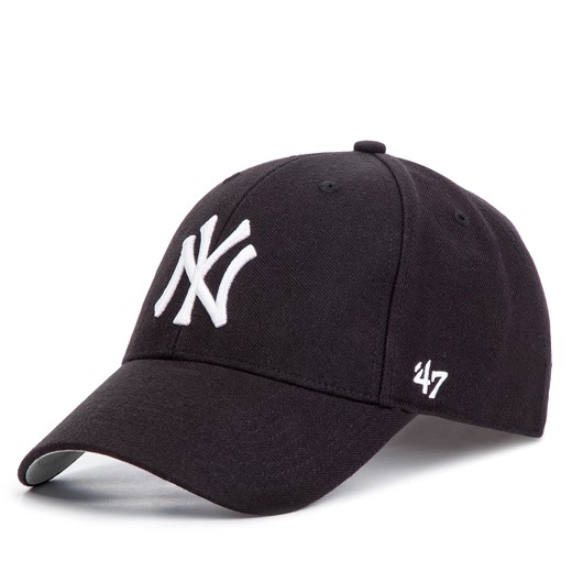 Czapka z daszkiem 47 Brand New York Yankees Home MVP B-MVP17WBV-BK Black ze sklepu eobuwie.pl w kategorii Czapki z daszkiem męskie - zdjęcie 167892826