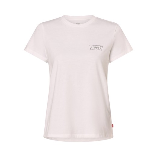 Levi's Koszulka damska Kobiety Bawełna biały jednolity ze sklepu vangraaf w kategorii Bluzki damskie - zdjęcie 167897255