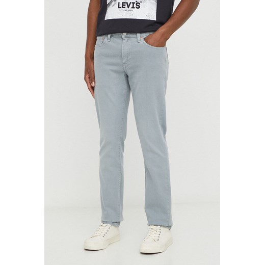 Levi&apos;s jeansy męskie kolor niebieski ze sklepu ANSWEAR.com w kategorii Jeansy męskie - zdjęcie 167899476