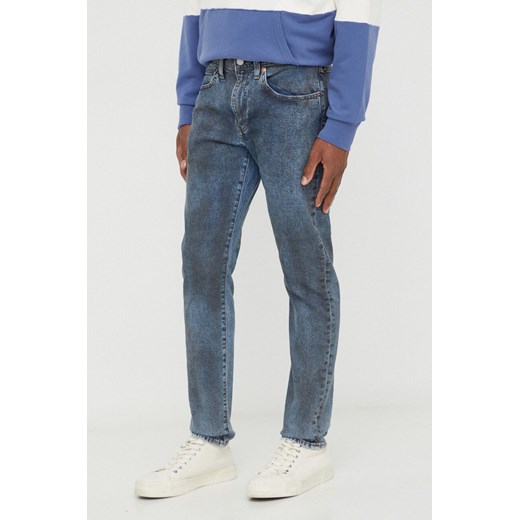 Levi&apos;s jeansy 512 SLIM męskie kolor niebieski ze sklepu ANSWEAR.com w kategorii Jeansy męskie - zdjęcie 167899769