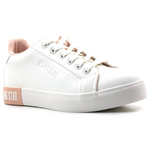 Białe sneakersy damskie z ekoskóry - BIG STAR II274033 37 okazyjna cena ulubioneobuwie