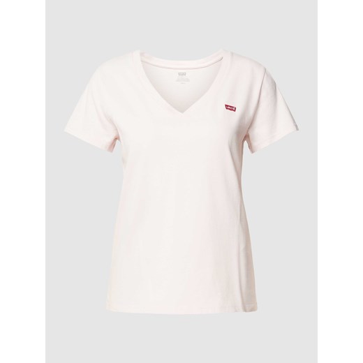 T-shirt z dekoltem w serek ze sklepu Peek&Cloppenburg  w kategorii Bluzki damskie - zdjęcie 167902185